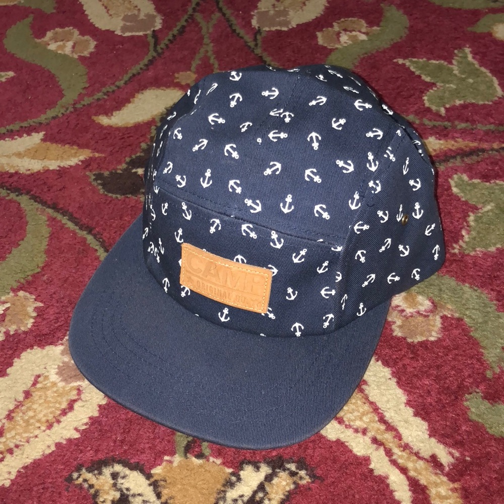 LIKE NEW // Anchor Five Panel Strapback